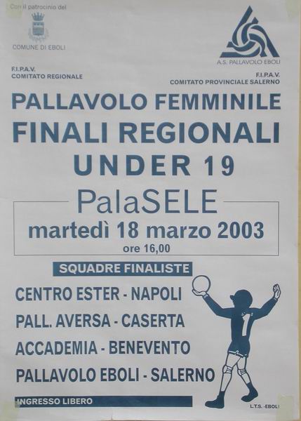 Finali Reg.li U.19F. 02/03